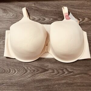 NWT Cacique Bra 46F Blush Lightly Lined Full Coverage Underwire Lane Bryant 2
